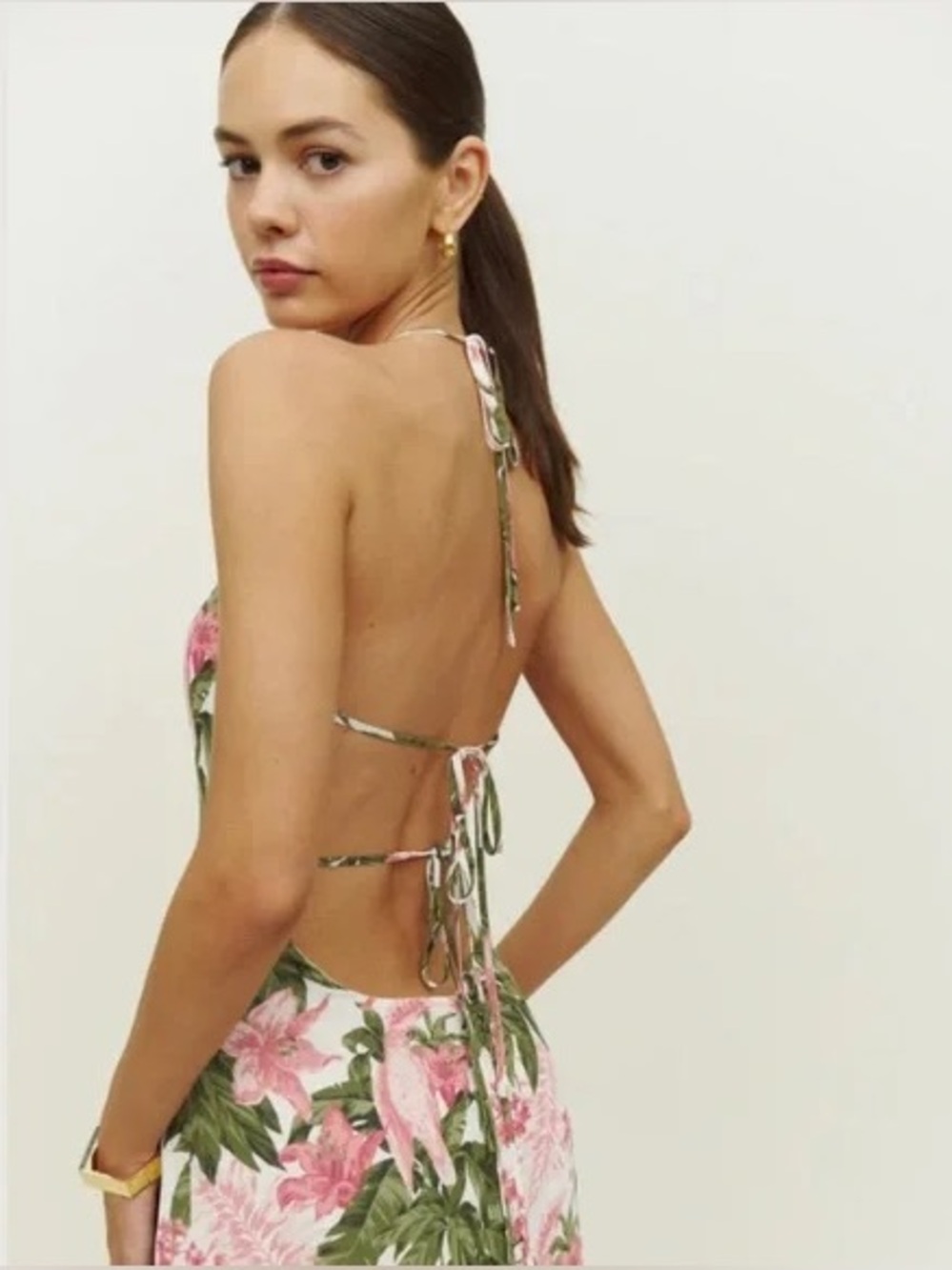 Reformation - Tova Dress in tropical floral - 6 - Picture 2 of 7